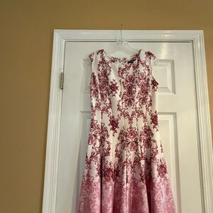 Roz & Ali Dress with Pink Floral Pattern